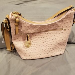 Giani Bernini - Embossed Faux Ostrich Hobo